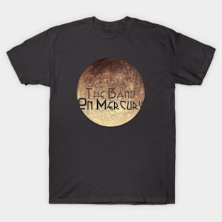 The band On Mercury brown planet logo T-Shirt